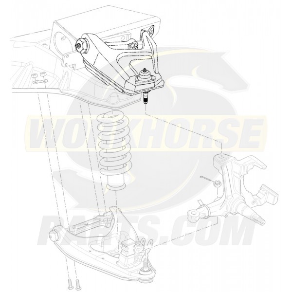 LH-UPCA (W0003225) - Left Hand Upper Control Arm - USED - (P32)